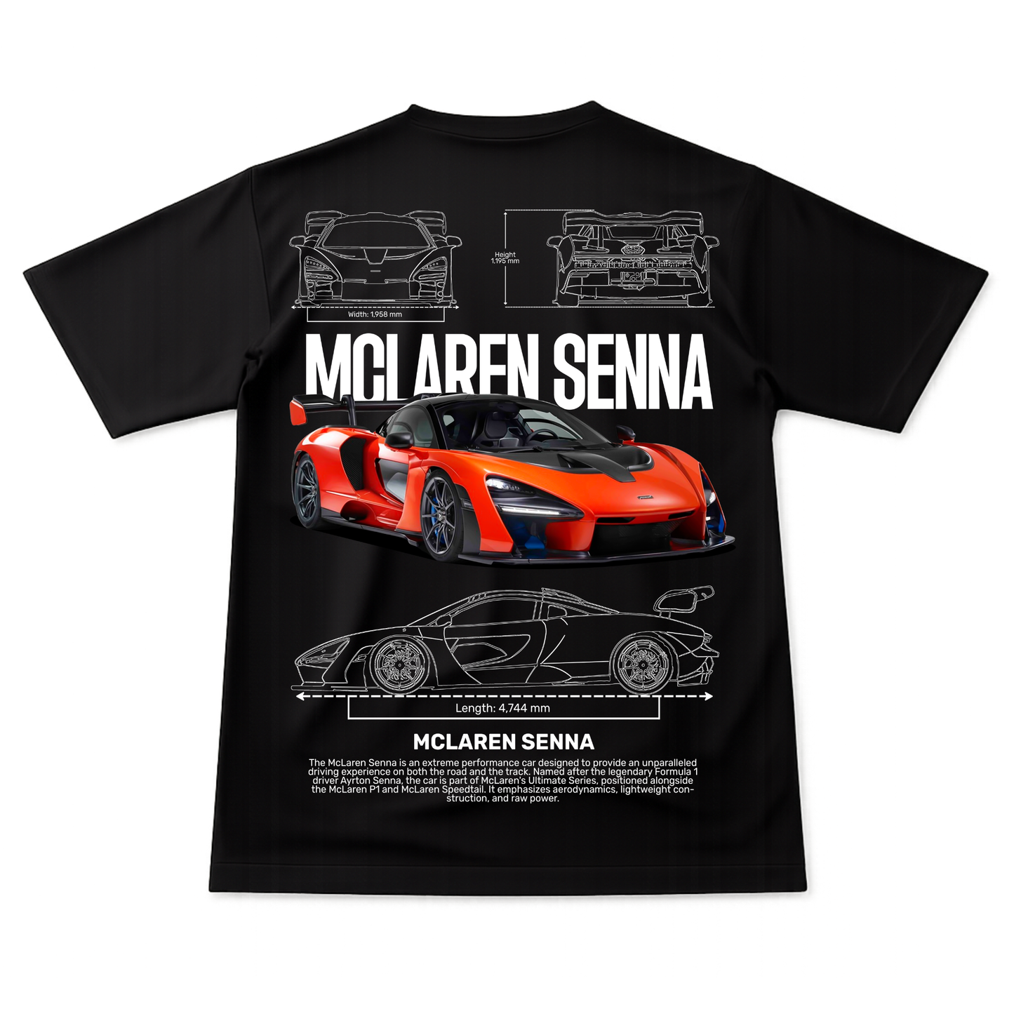 Playera Mclaren Senna