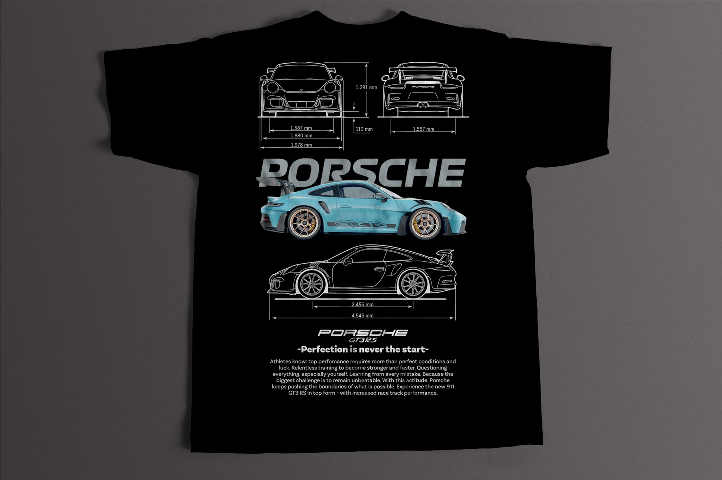 Playera Porsche GT3 Azul
