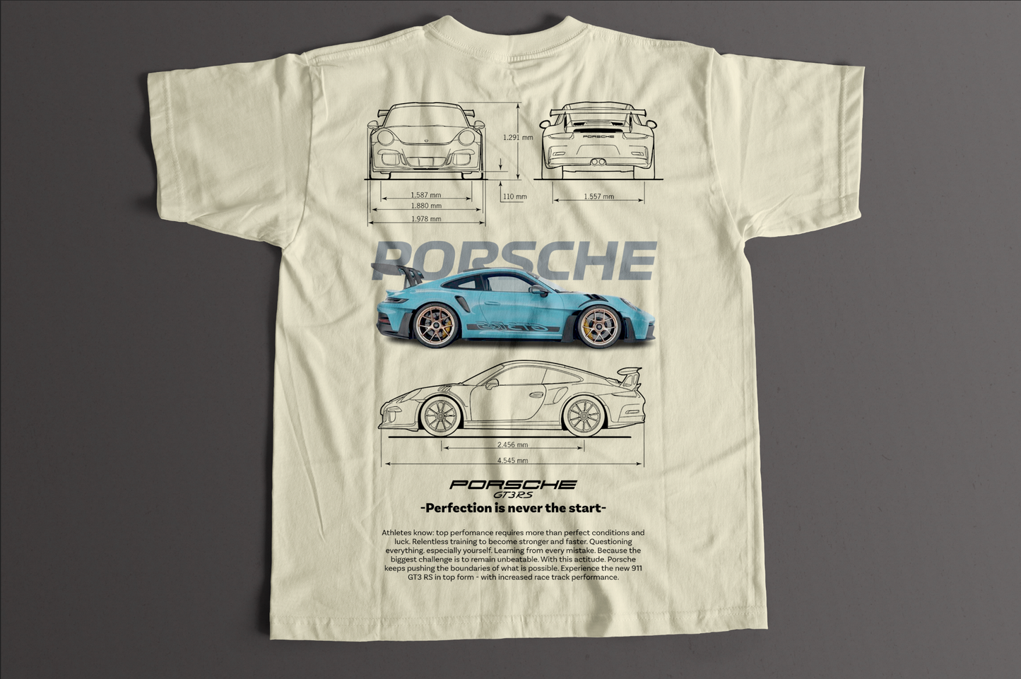 Playera Porsche GT3 Azul