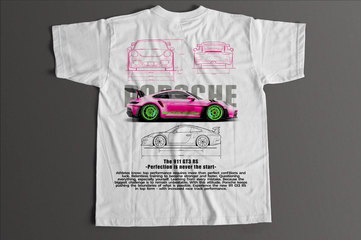 Playera Porsche GT3 Rosa
