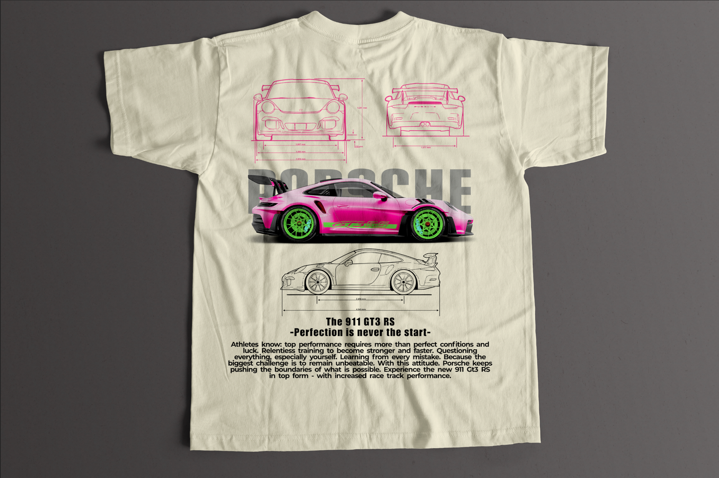 Playera Porsche GT3 Rosa