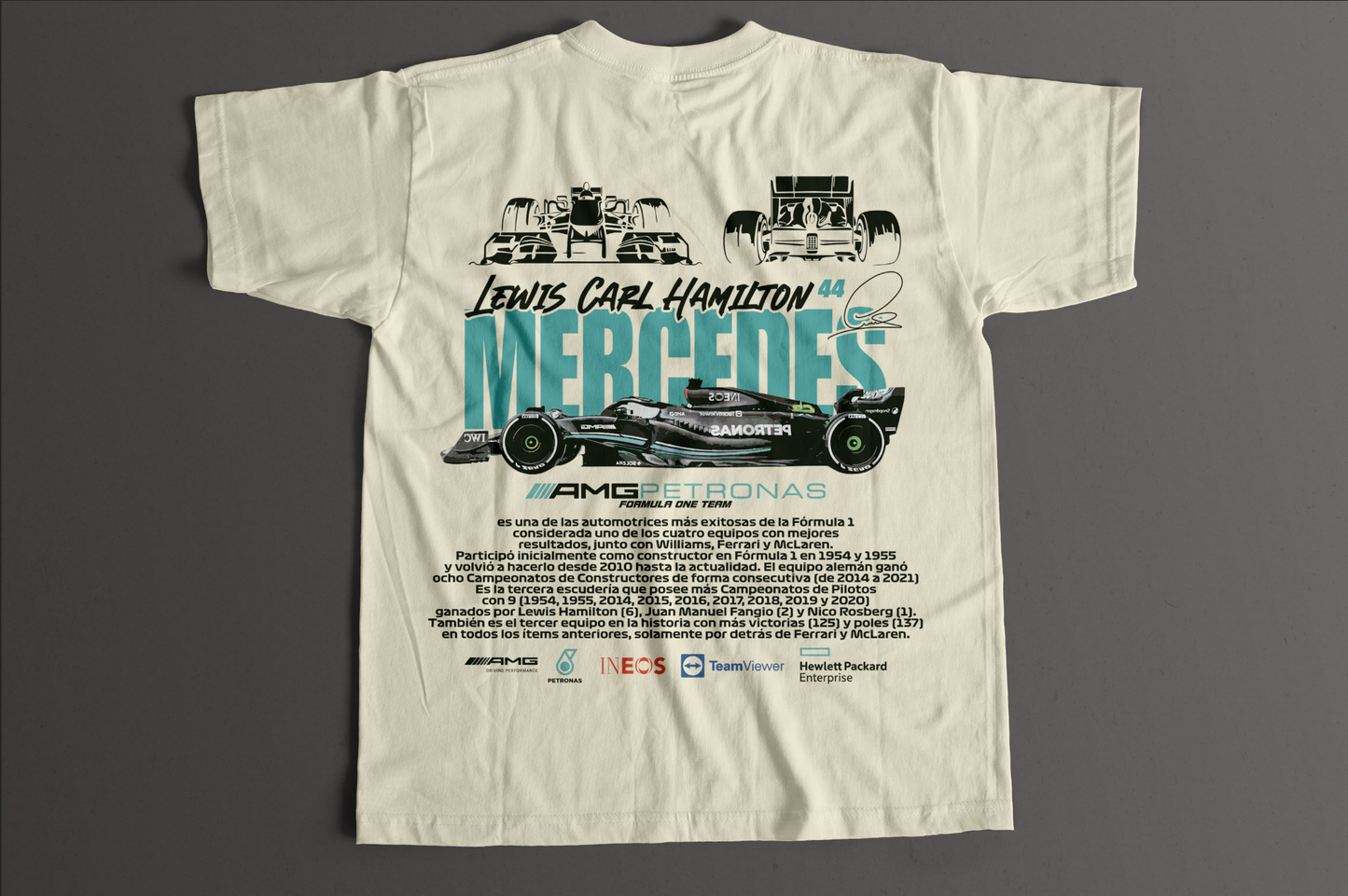 Playera F1 Mercedes