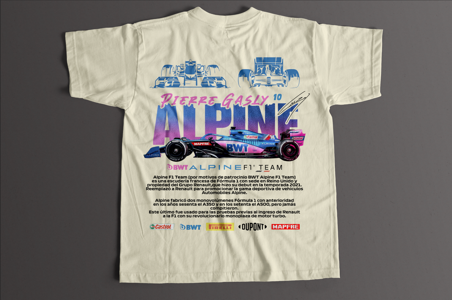 Playera F1 Alpine