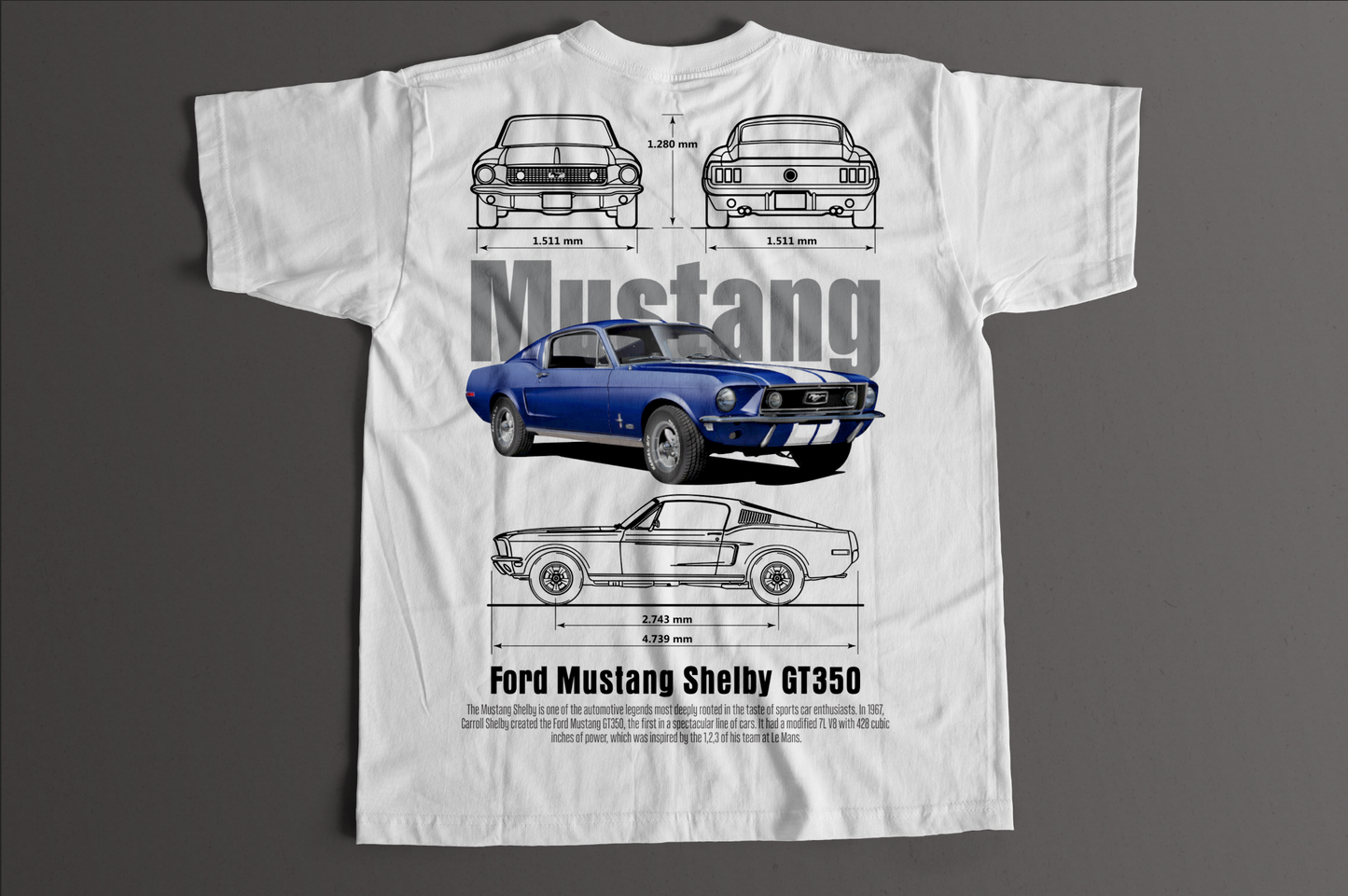 Playera mustang GT350