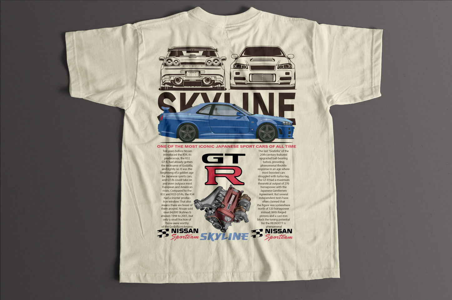 Playera Nissan GTR