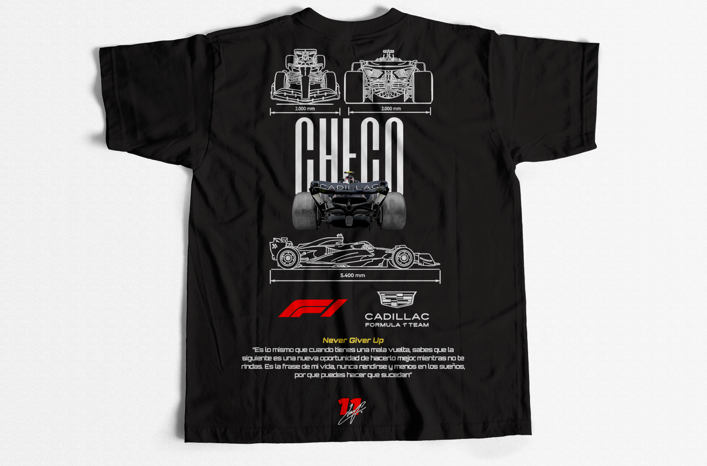 Playera Checo Cadillac