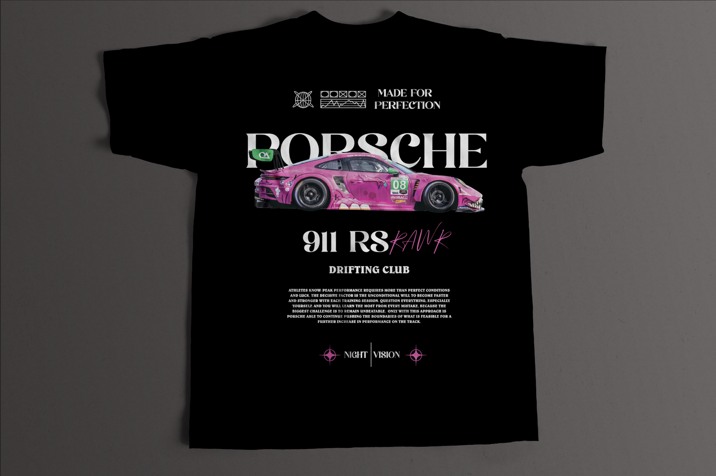 Playera Porsche Dino Rosa