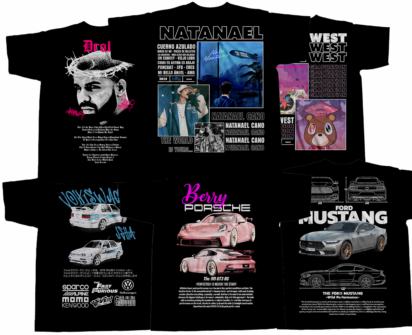 6 Playeras Personalizadas