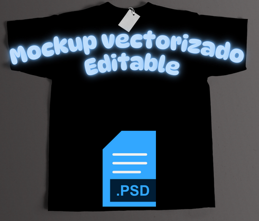 Mockup playera espalda-editable