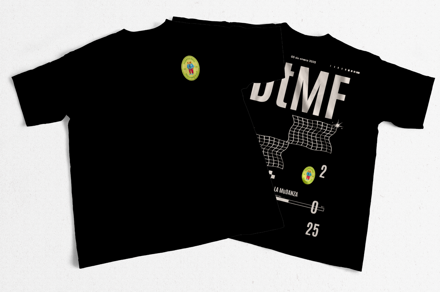 Mockup Playera pecho y espalda