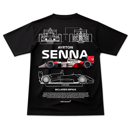 Playera Ayrton Senna-Monoplaza