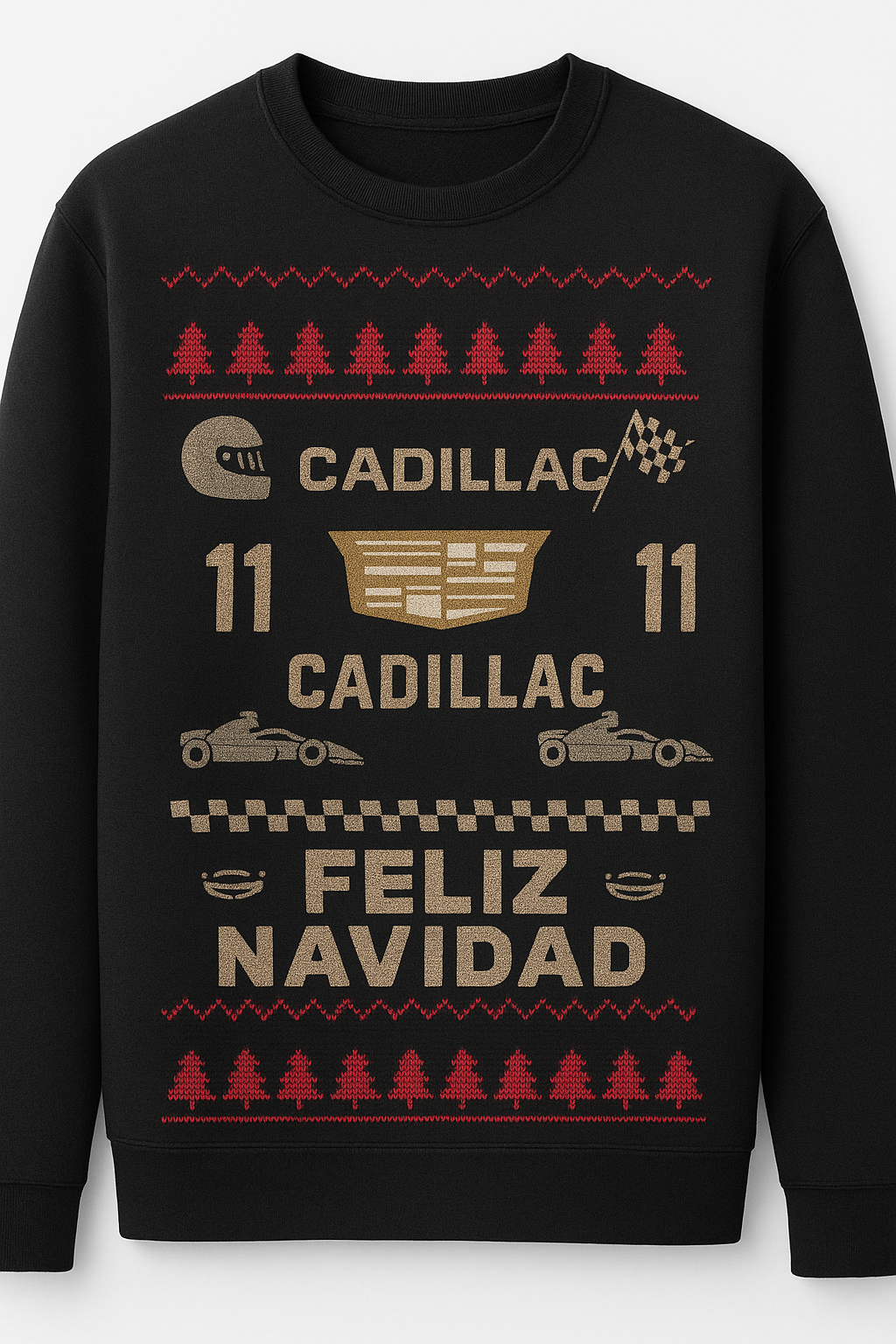 Sudadera Navideña Cadillac