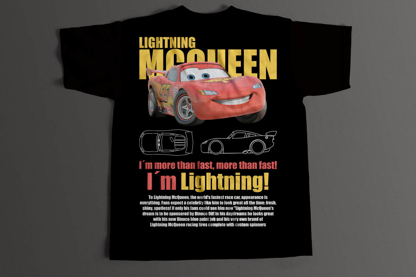 Playera Rayo McQueen