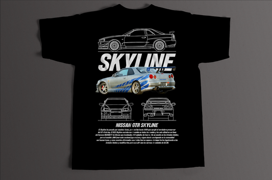 Playera Nissan GTR Skyline