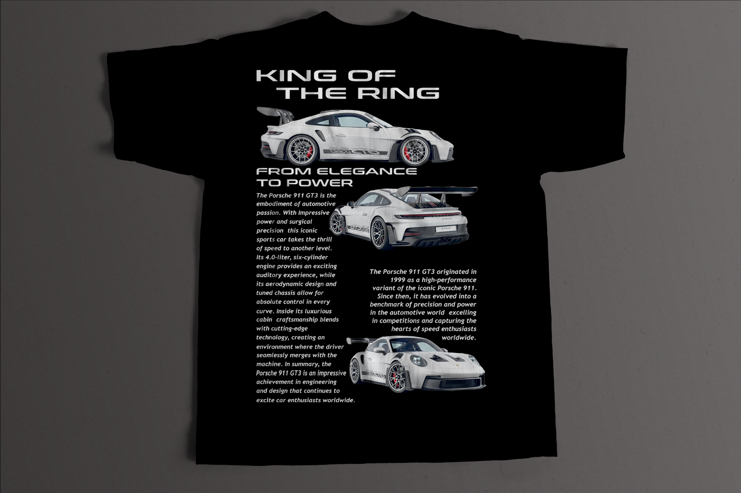 Playera Porsche King of the Ring