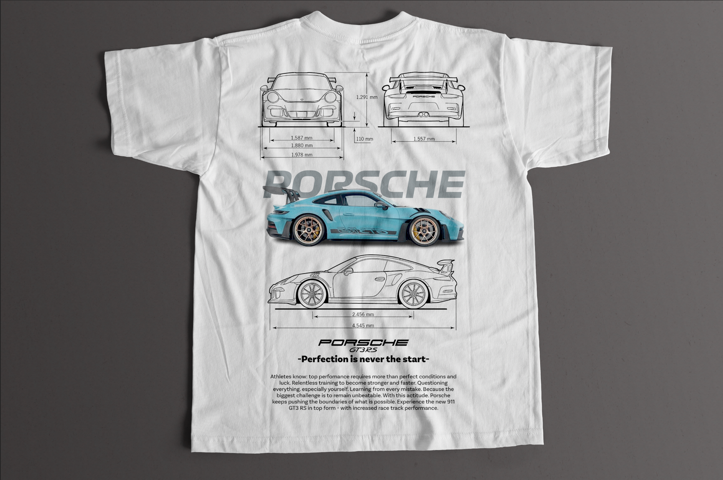 Playera Porsche GT3 Azul