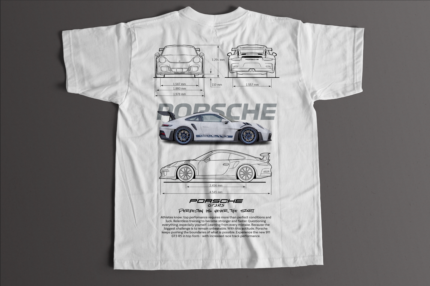 Playera Porsche GT3 Blanco