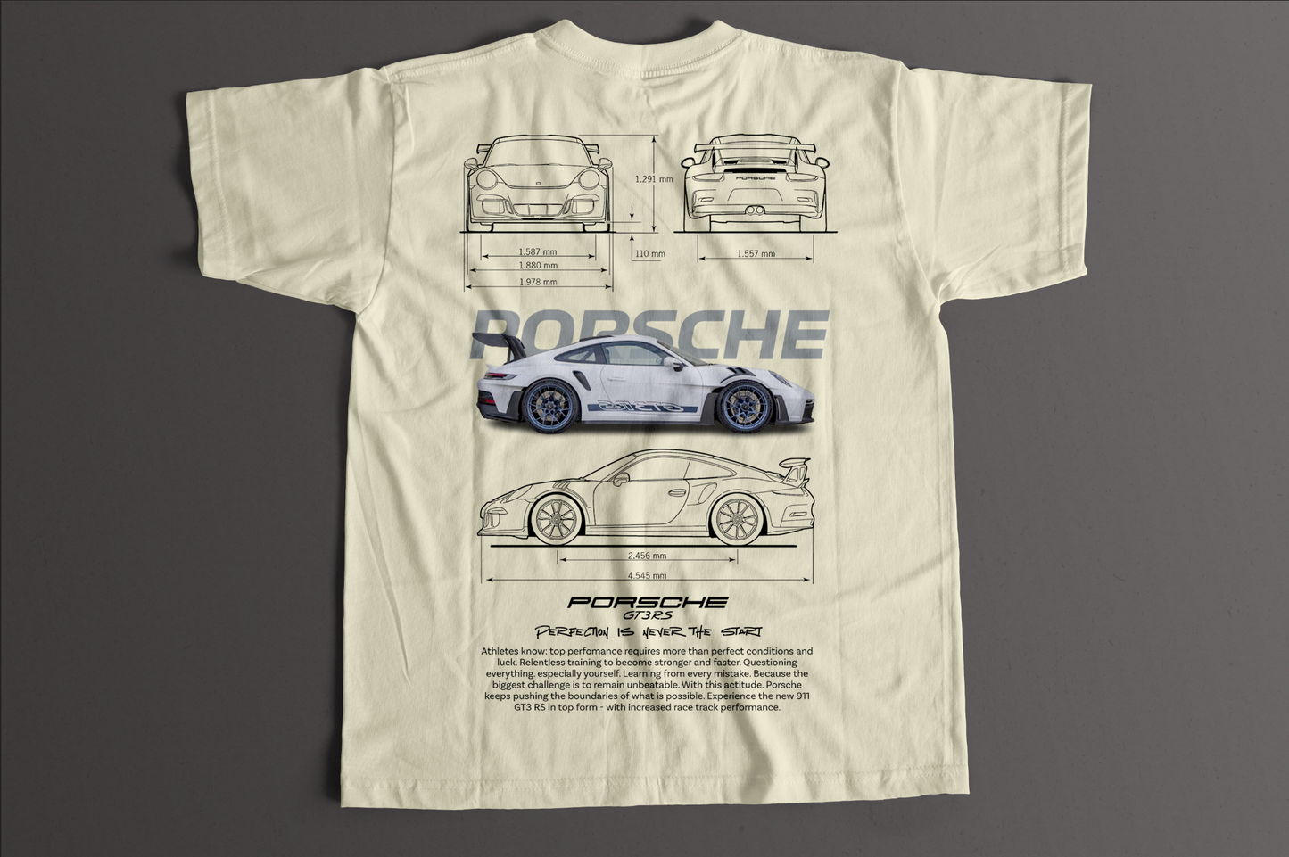Playera Porsche GT3 Blanco