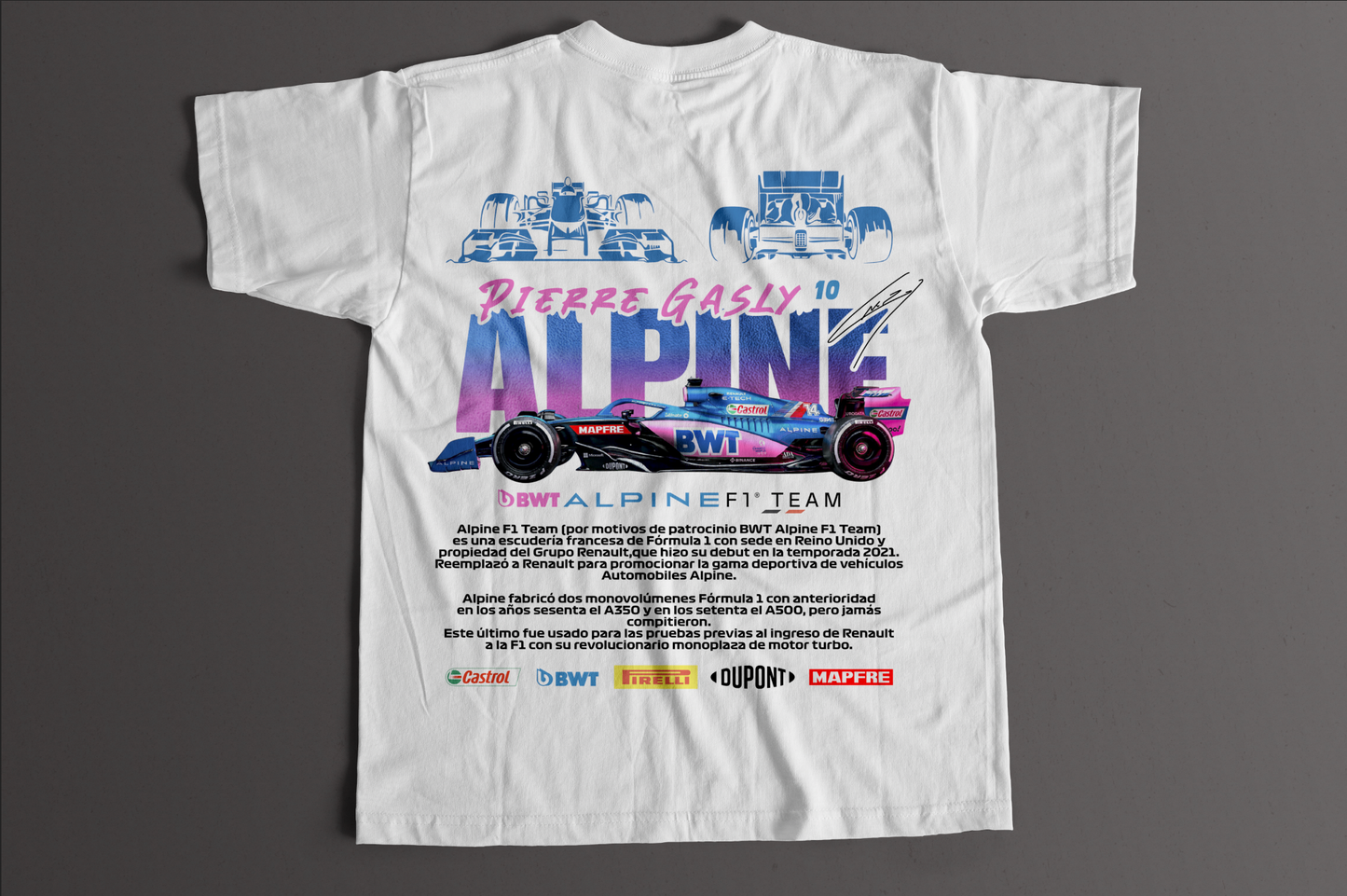 Playera F1 Alpine