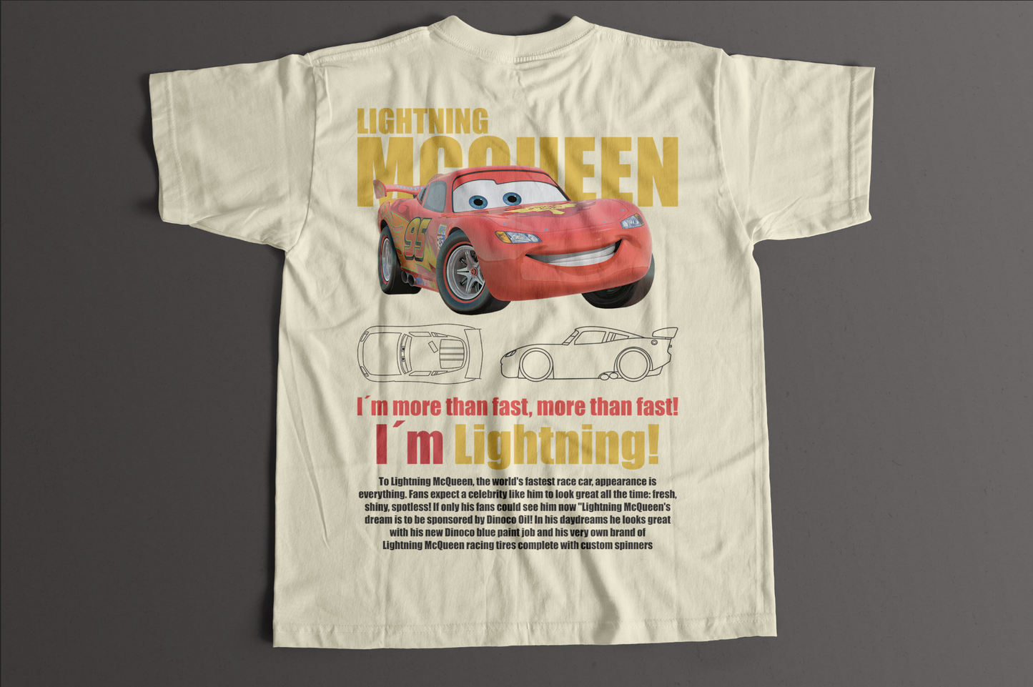 Playera Rayo McQueen