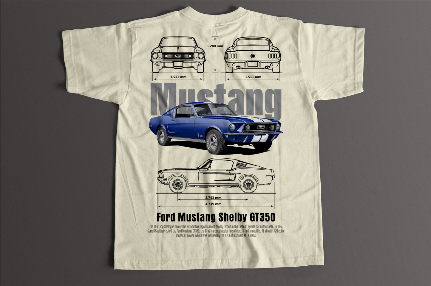 Playera mustang GT350