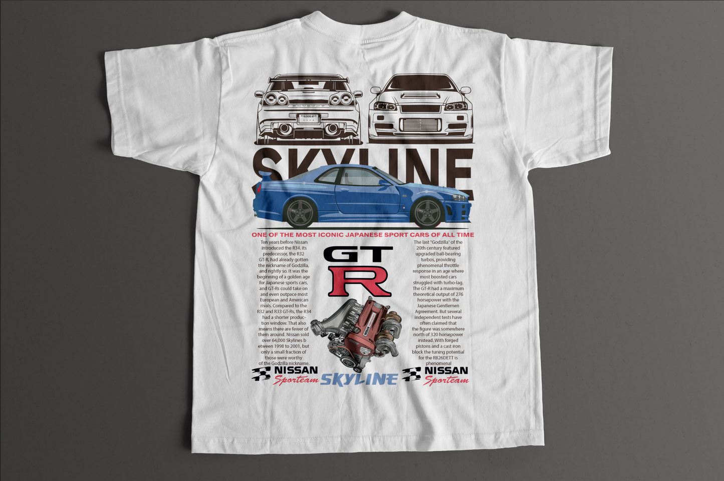 Playera Nissan GTR