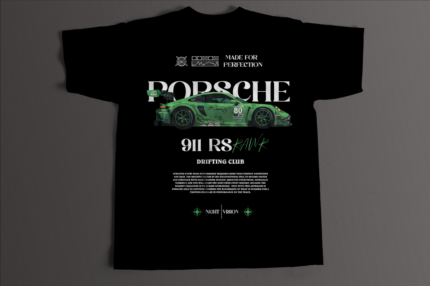 Playera Porsche Dino Verde
