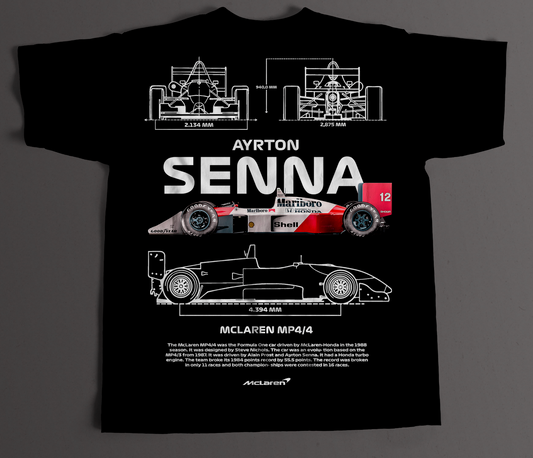 Playera Ayrton Senna-Monoplaza