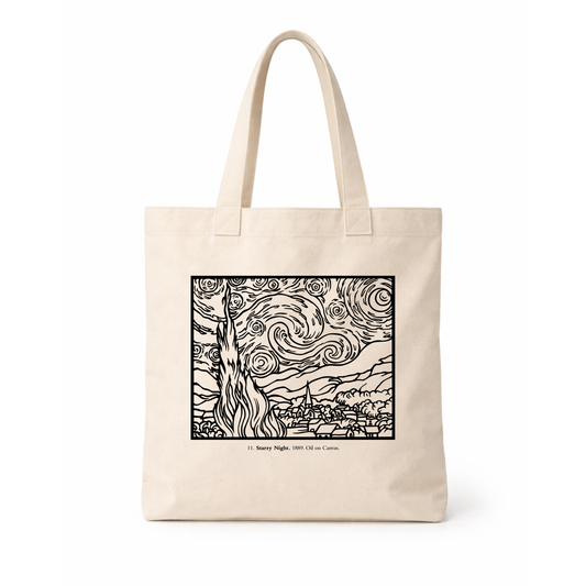 Tote bag Noche estrellada