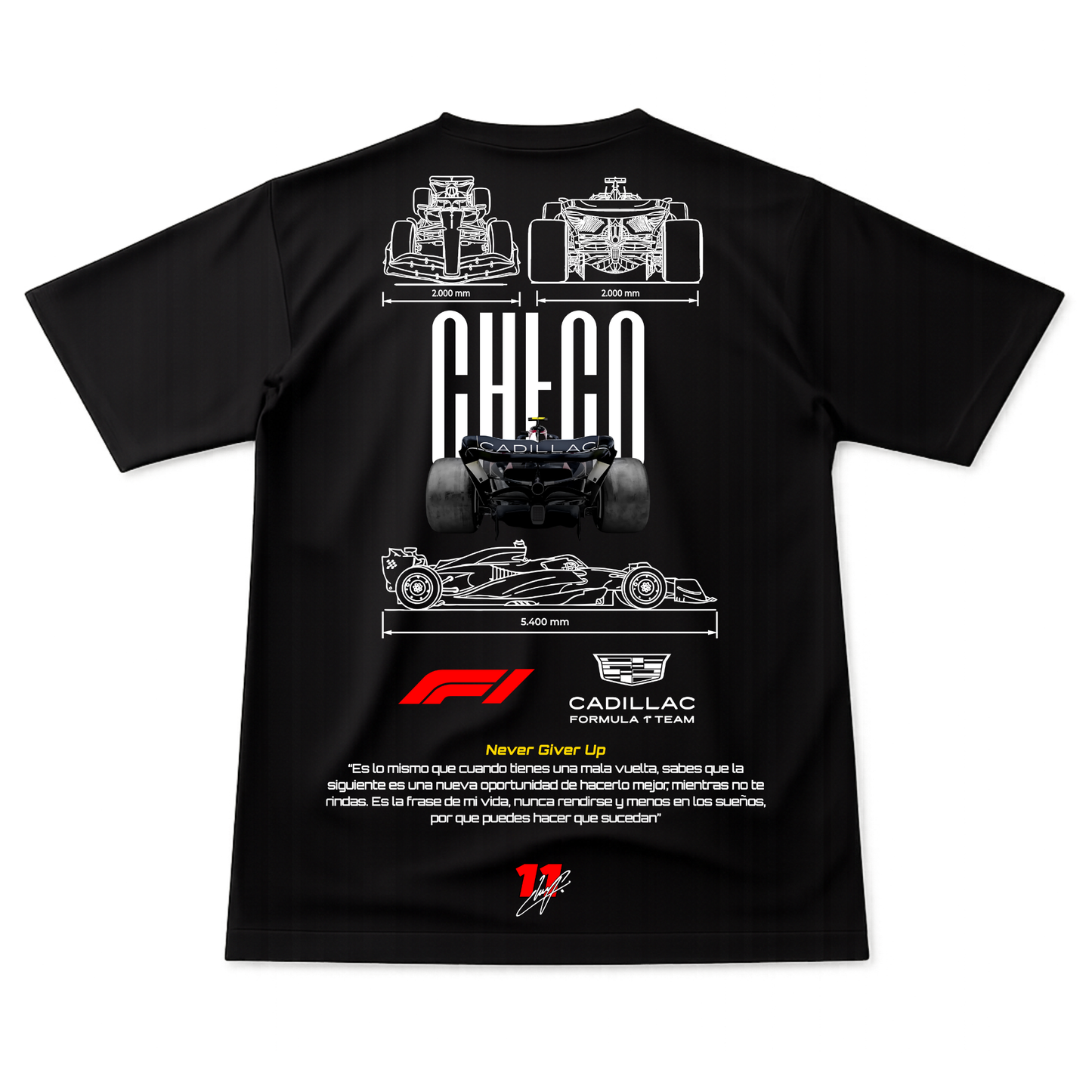 Playera Checo Cadillac